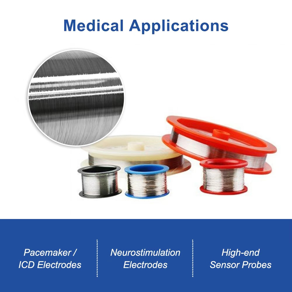 High Performance Platinum Iridium Wire ASTM B684 for Cardiac Leads
