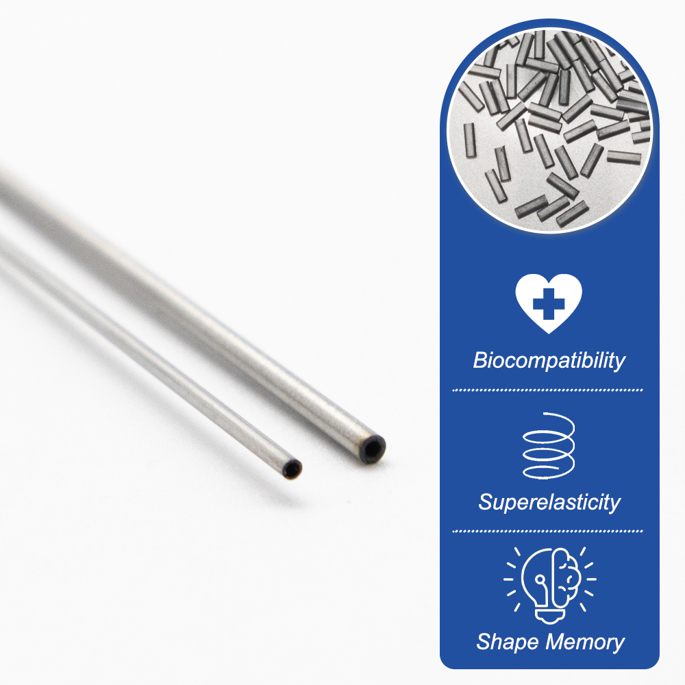 High-Strength Nitinol Tubes for Micro-Invasive Guidewires and Filters High-Strength Nitinol Tubes for Micro-Invasive Guidewires and Filters