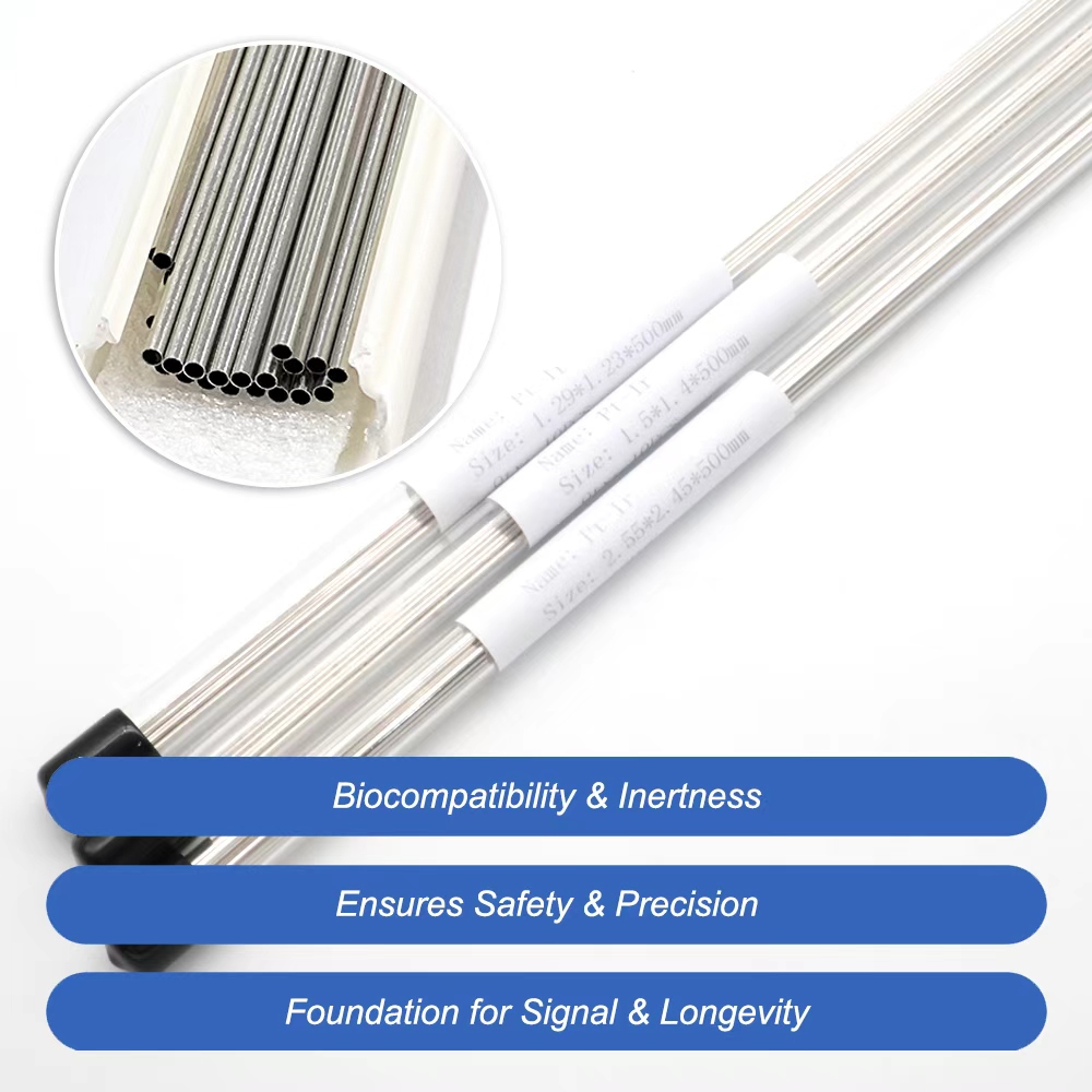 Premium Platinum Iridium Pt-Ir Capillary Tubing for Catheter Marker Bands & Stents