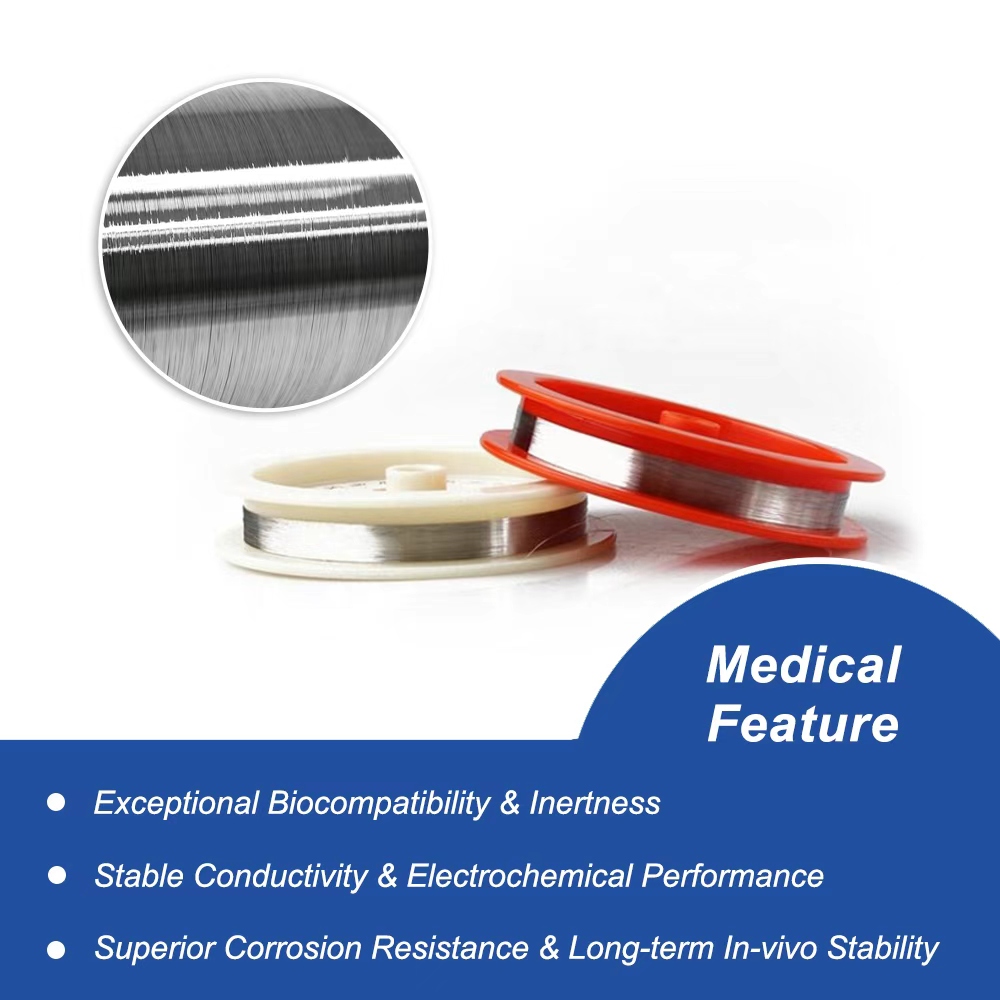 Medical-Grade PtIr10 Alloy Wire for Electronics and Sensors