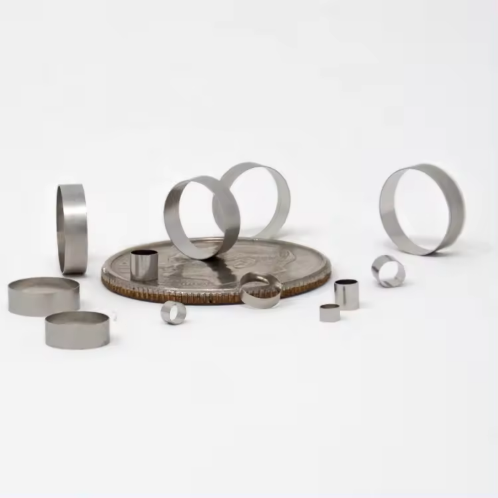 Ultra-Thin Platinum Iridium Tubes for Microelectronics in Medicine