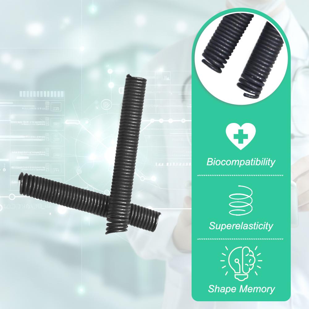 Medical Implantable Nitinol Compression Springs Shape Memory Custom Medical Implantable Nitinol Compression Springs Shape Memory Custom