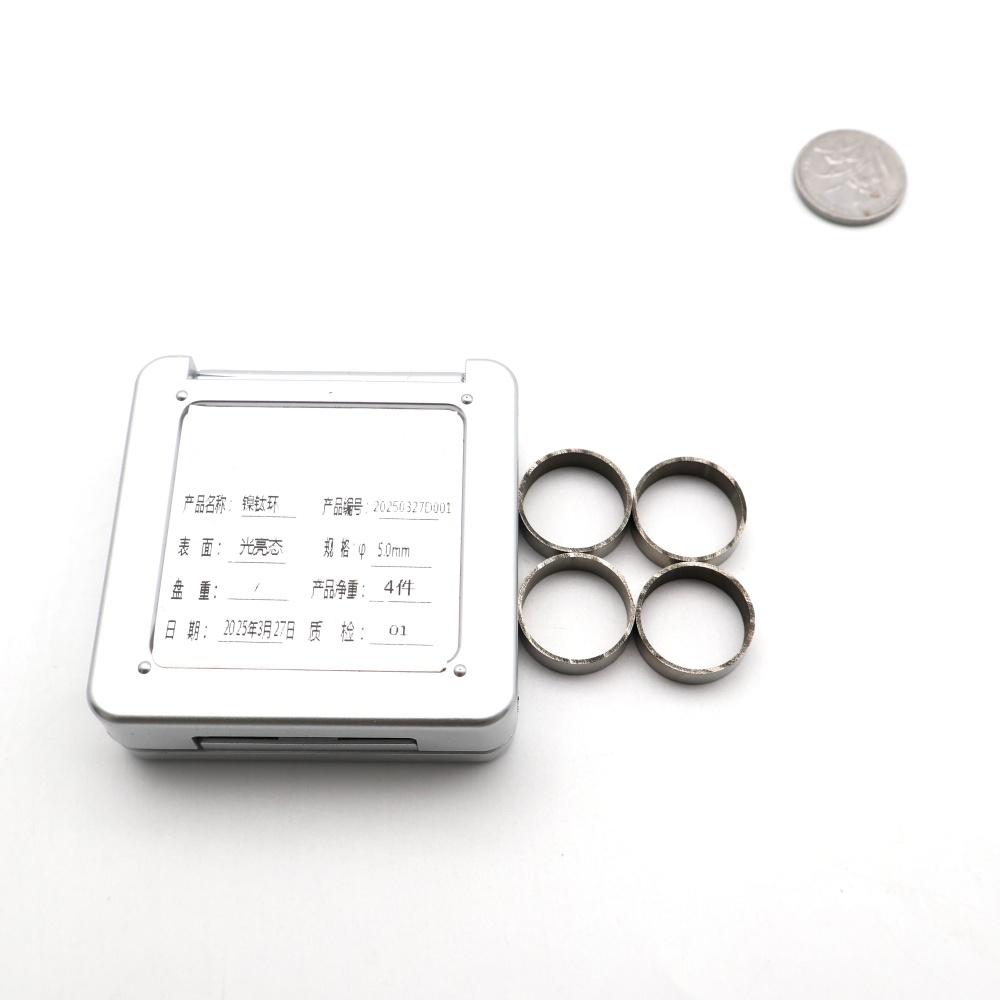 Nickel-Titanium Rings for High-Precision Medical Instruments