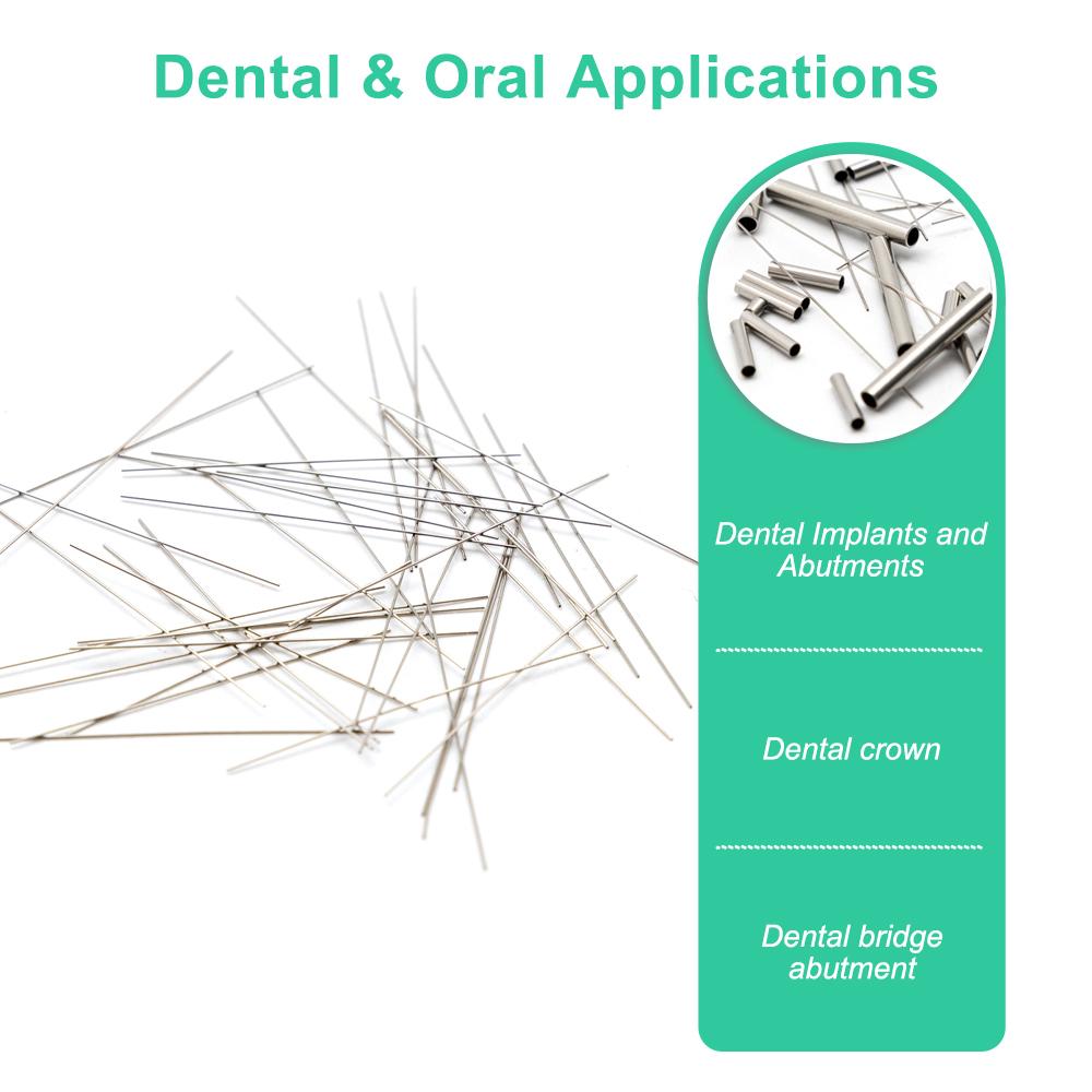 Titanium Tubes for Neurostimulation Electrodes and Medical Applications