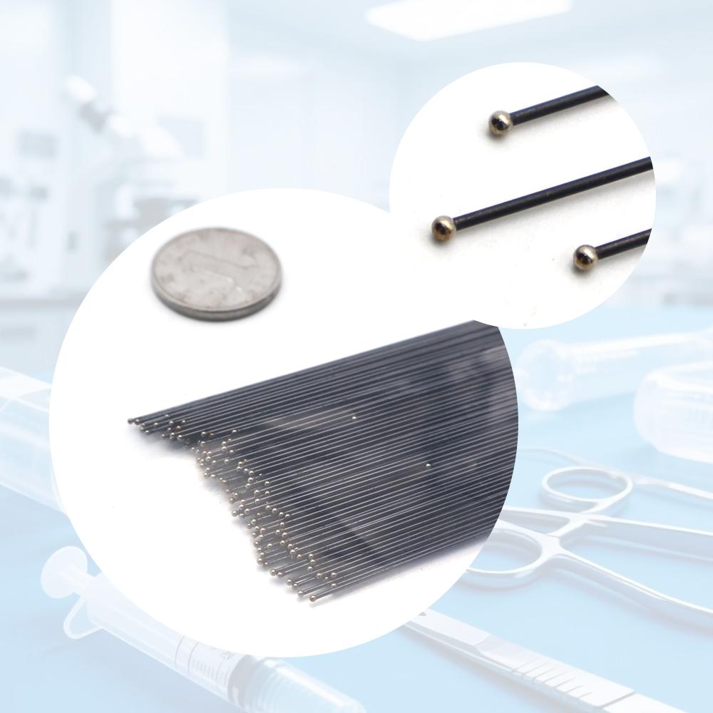 Corrosion Resistant Nitinol Ball Tip Alloy Wire for Vascular Stents & Filters Corrosion Resistant Nitinol Ball Tip Alloy Wire for Vascular Stents & Filters